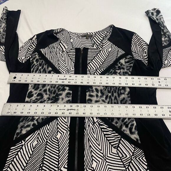 Picadilly Fashion Art To Wear Lagenlook Cardigan Full Zip Jacket Plus Size 3X - Picture 3 of 6